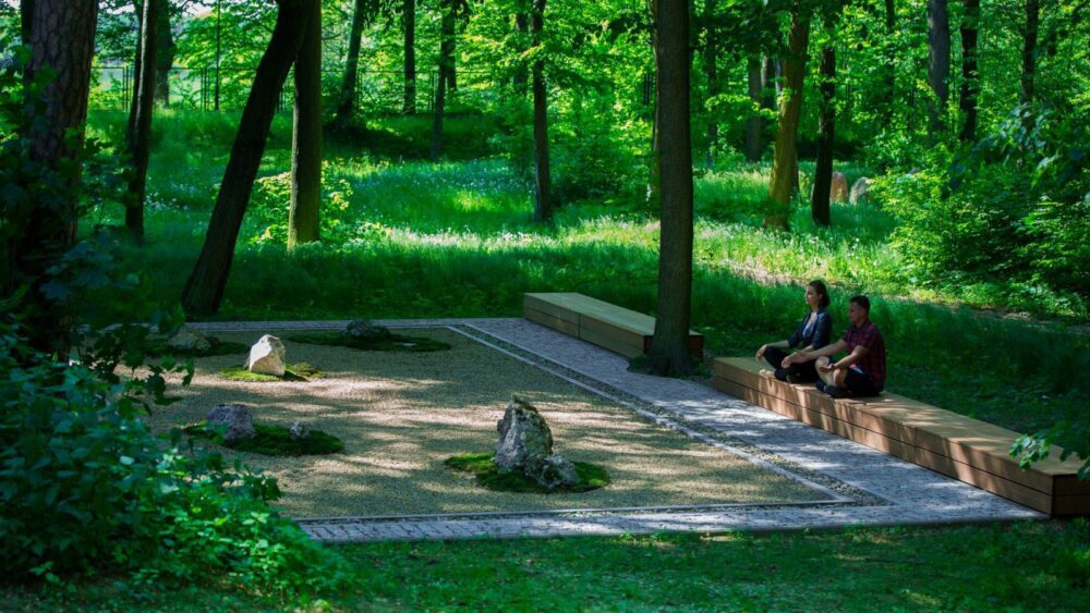 Manor House Hotel Zen kert