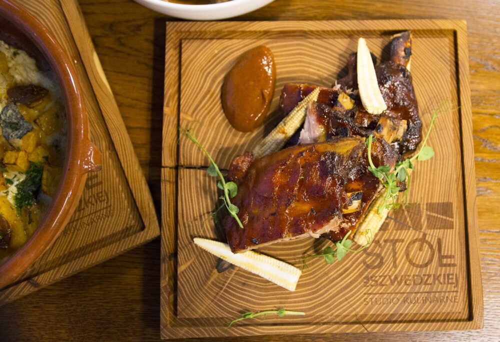 Luxus éttermek Wrocławban Asztal a Szwedzka utcán